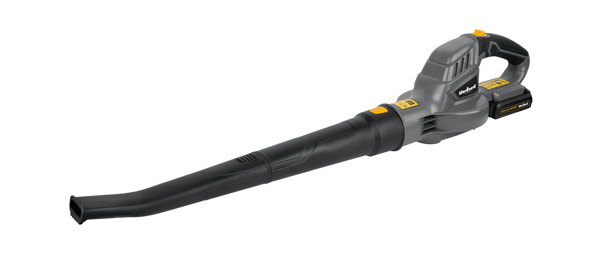 LEC-RB-5000--Dmuchawa akumulatorowa Rebel Tools to doskonałe narzędzie, które przyda Ci się w czasie jesiennych przydomowych porządków. Dzięki prędkości przepływu powietrza na poziomie 245 km/h łatwo i szybko usuniesz zalegające w ogrodzie liście, ziarna piasku c