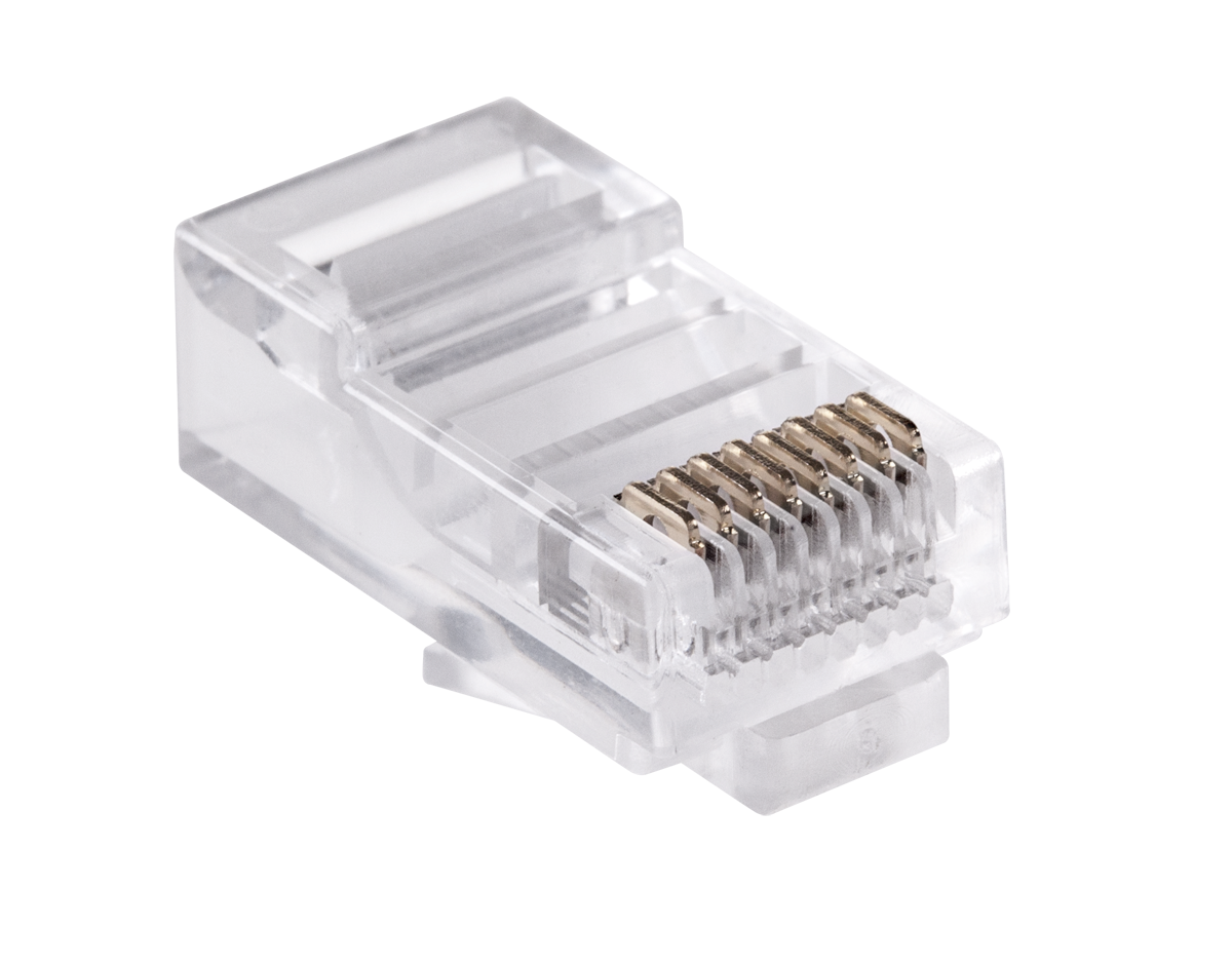 LEC-TEL0004-1.1--Wtyk telefon.  RJ45  8P 8C(drut)