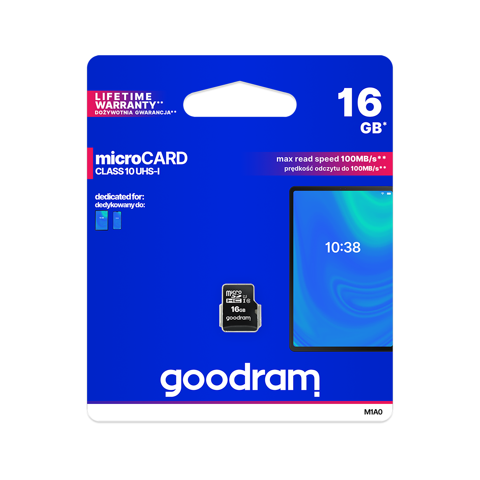 LEC-TGD-M1A00160R12--Szybki interfejs UHS-IW karcie zastosowano szybki interfejs UHS-I, kt&amp;oacute;ry znacząco wpływa na zwiększenie parametr&amp;oacute;w pracy do 100 MB/s (odczyt) i od 10 MB/s (zapis). Ma to bezpośredni wpływ na jakość i niezawodność wykonyw