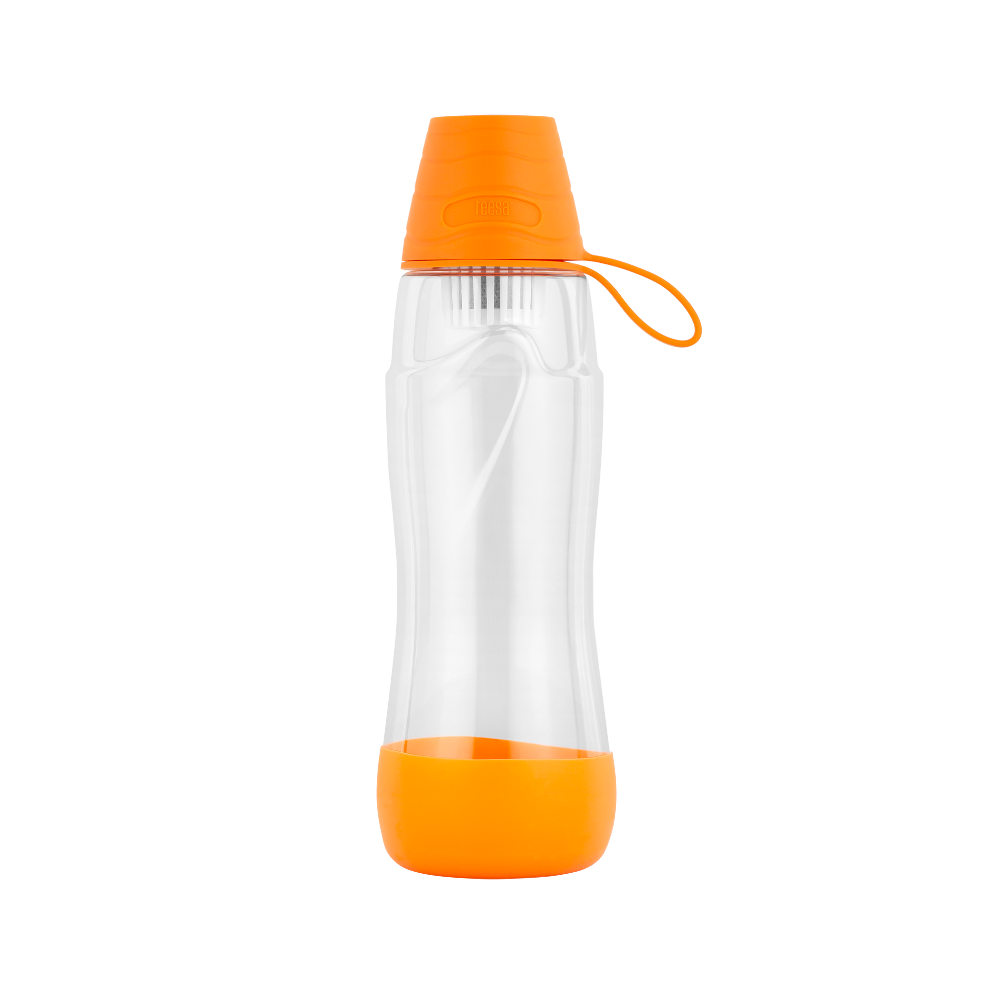 LEC-TSA0120-O--Butelka filtrująca TeesaZadbaj o środowisko i o swoje zdrowie! Obliczono, że statystyczny Europejczyk zużywa 50 kg plastiku rocznie, ale Ty możesz to zmienić! Wystarczy, że zrezygnujesz z wody mineralnej z plastikowej butelki i zastąpisz ją wodą filt