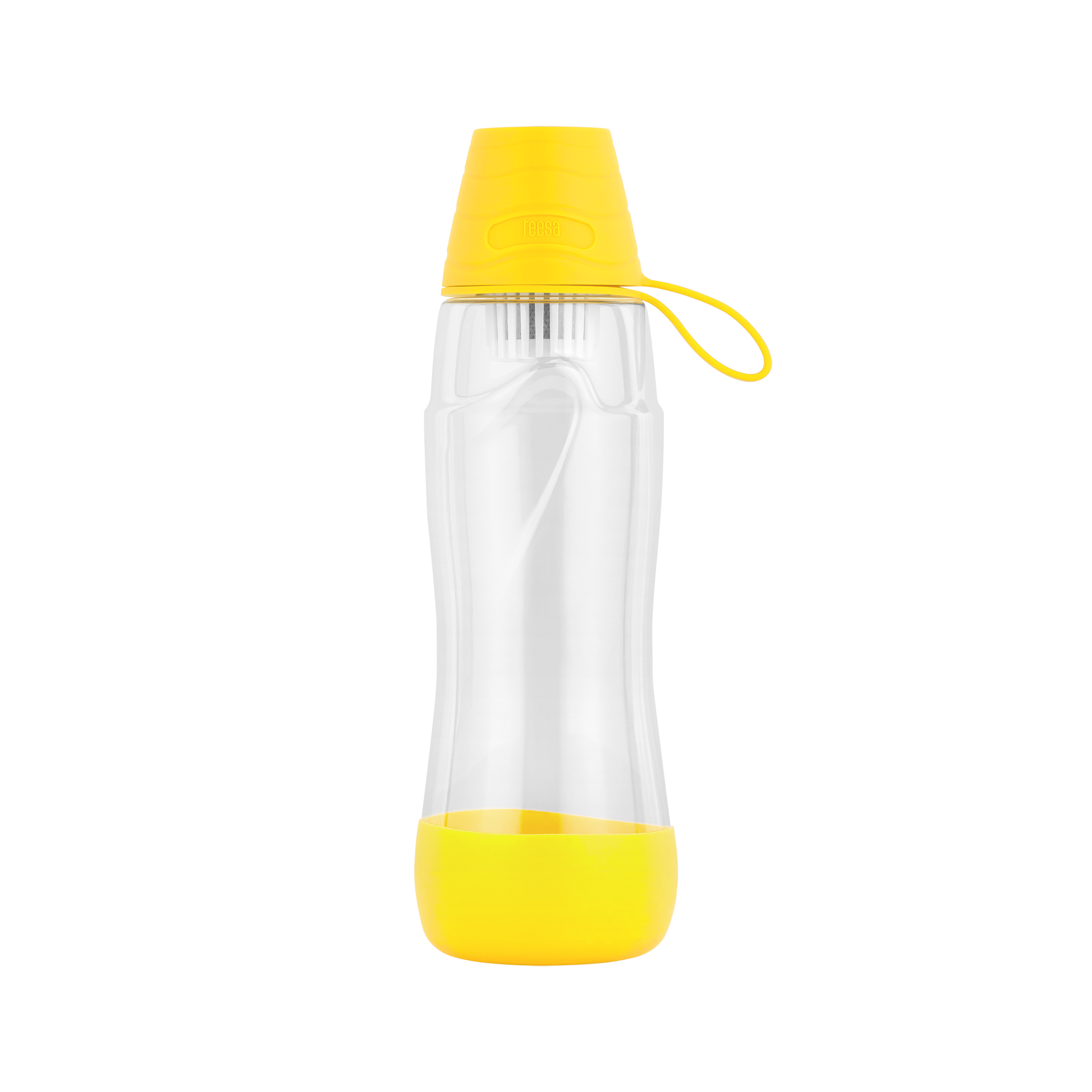 LEC-TSA0120-Y--Butelka filtrująca TeesaZadbaj o środowisko i o swoje zdrowie! Obliczono, że statystyczny Europejczyk zużywa 50 kg plastiku rocznie, ale Ty możesz to zmienić! Wystarczy, że zrezygnujesz z wody mineralnej z plastikowej butelki i zastąpisz ją wodą filt