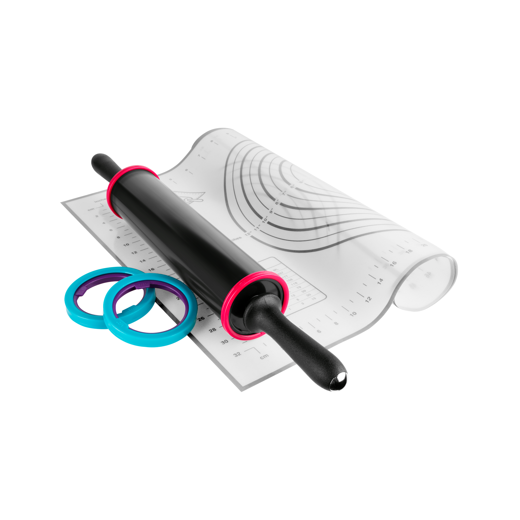 LEC-TSA0174--Wałek i stolnica silikonowa - TeesaWielofunkcyjny zestaw 2w1, w skład kt&amp;oacute;rego wchodzi stolnica i wałek do ciasta Teesa, to niezbędnik w kuchni każdej Pani Domu. Dzięki niemu w komfortowy spos&amp;oacute;b przygotujesz idealne wypie