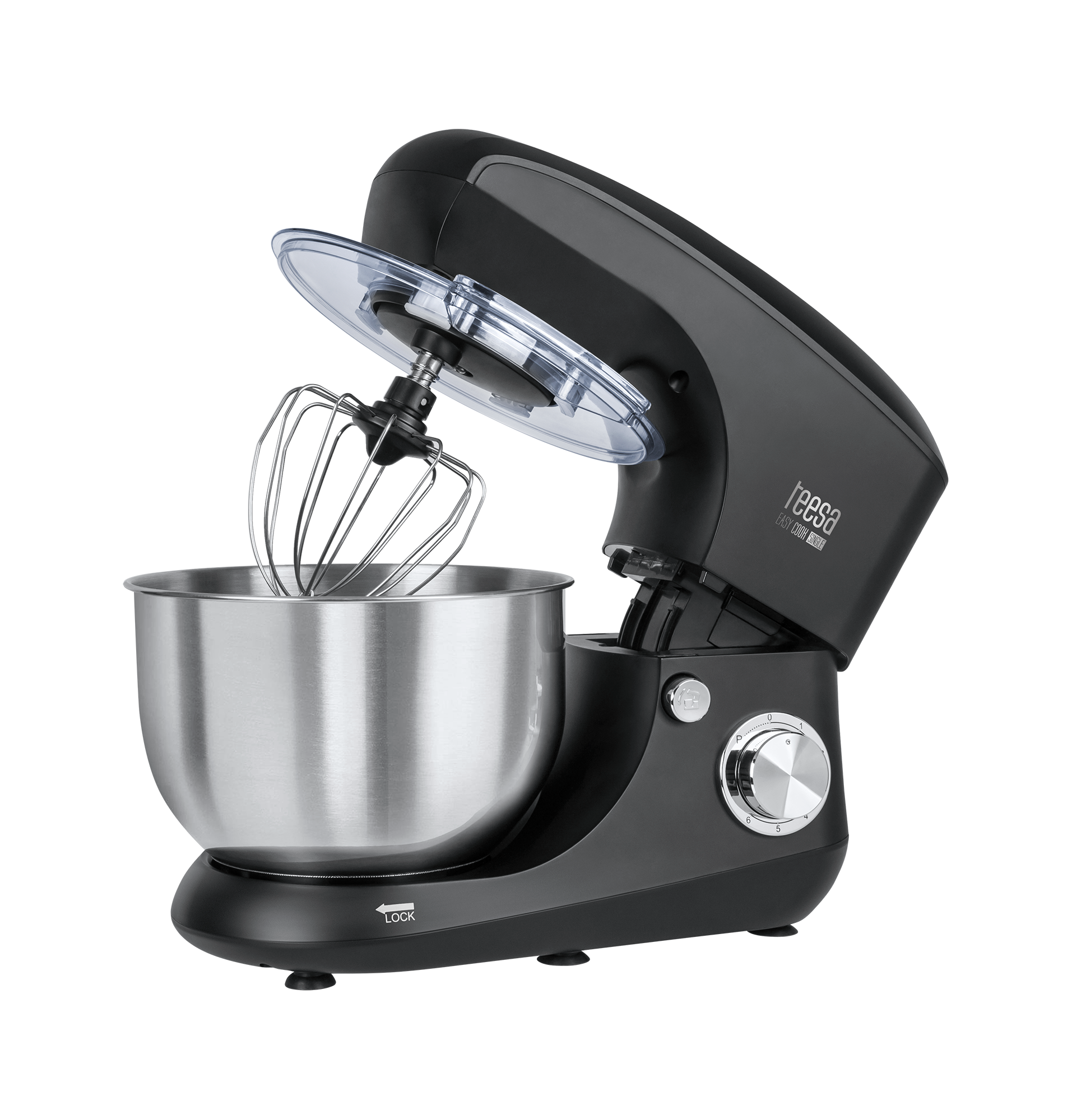 LEC-TSA3545-B--EASY COOK SINGLELubisz zaskakiwać gości pysznymi ciastami i innymi przekąskami? Odkryj w swojej kuchni zupełnie nową jakość! Robot kuchenny Teesa Easy Cook SINGLE pomoże Ci w Twoich przygotowaniach i sprawi, że wyrabianie większej ilości ciasta czy k