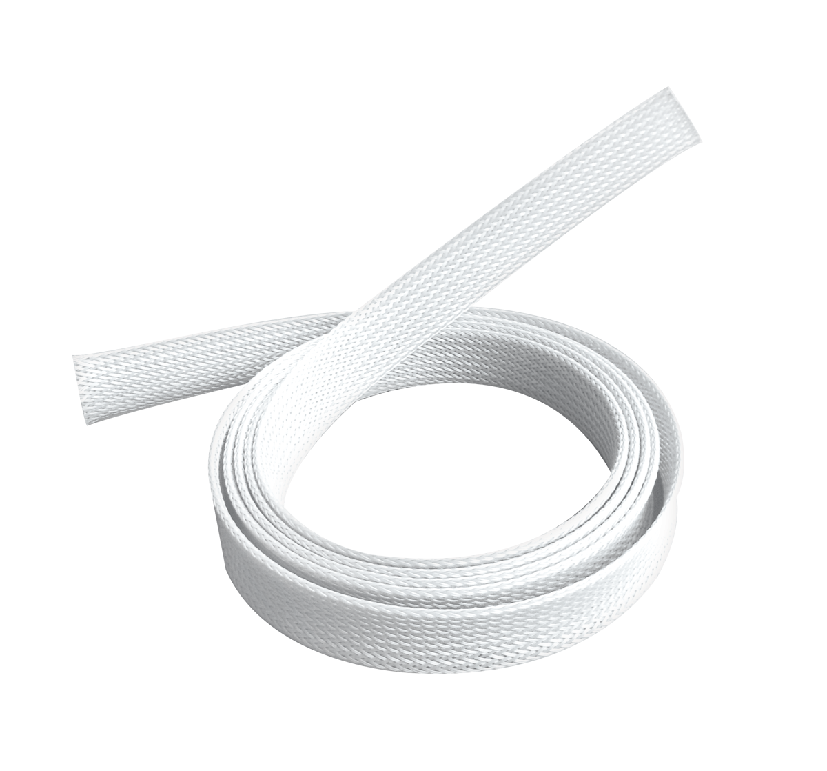 LEC-UCH0207F--Peszel poliestrowy biały na kable A/V   1m/40mm
