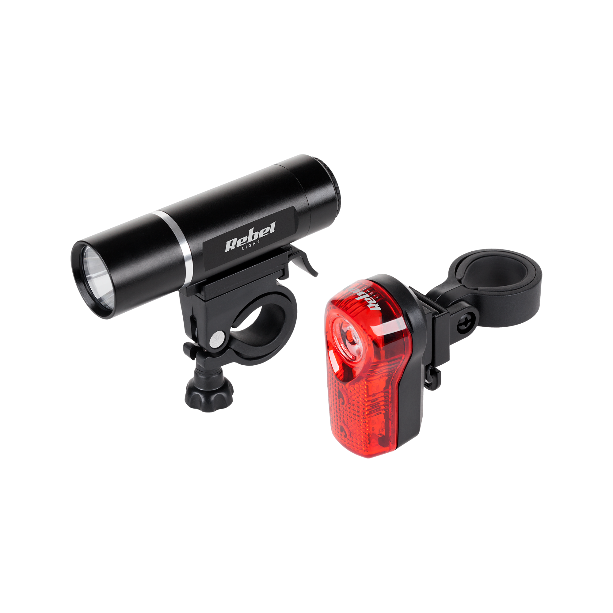 LEC-URZ0015------------Lampa przednia----------Zastosowanie: Jako lampa rowerowa lub latarka do rękiDioda: LEDMoc: 3 W  Strumień światła: 80 LmFunkcje: Swiałto ciągłe, migające, wyłączoneKonstrukcja: Odporna na deszczBaterie: 4x AAA (niedołączone)----------Lampa 