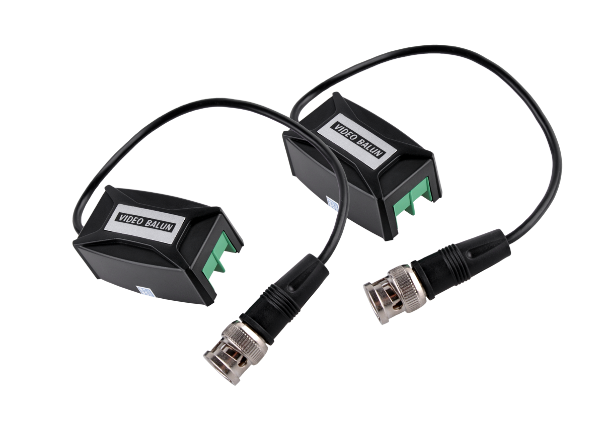 LEC-URZ0131--Transformator video wtyk BNC na kablupakowane w karotniku 2 szt.