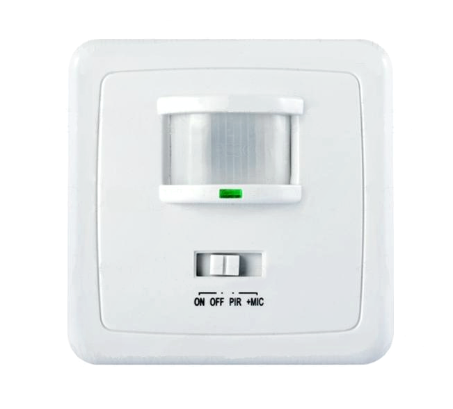 LEC-URZ0740--Moc maksymalna: 500 WZasięg detekcji ruchu: do 9 mKąt detekcji: 160°Zakres czasu świecenia: 10 sek - 7 minZakres czułości oświetlenia: 3 - 2000 lxCzułość mikrofonu: 30 - 90 dBStopień ochrony: IP20Temperatura pracy: -20°C - 40°CWysokość montażu: 1 m -