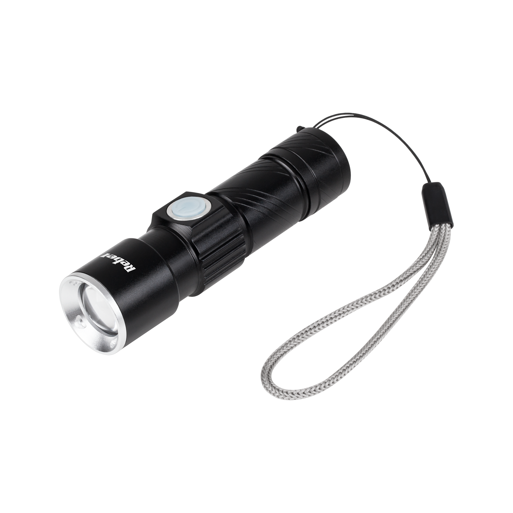 LEC-URZ0914--Moc: 3 WStrumień światła: 120 lmFunkcja zoomTryby świecenia: 100% / 50% / StroboskopZasięg światła: do 80 mCzas ładowania: do 90 minCzas pracy: do 40 minBateria: 3,7 V; 350 mAhMateriał: AluminiumWymiary: 103 x 26 mmWaga: 67,5 g