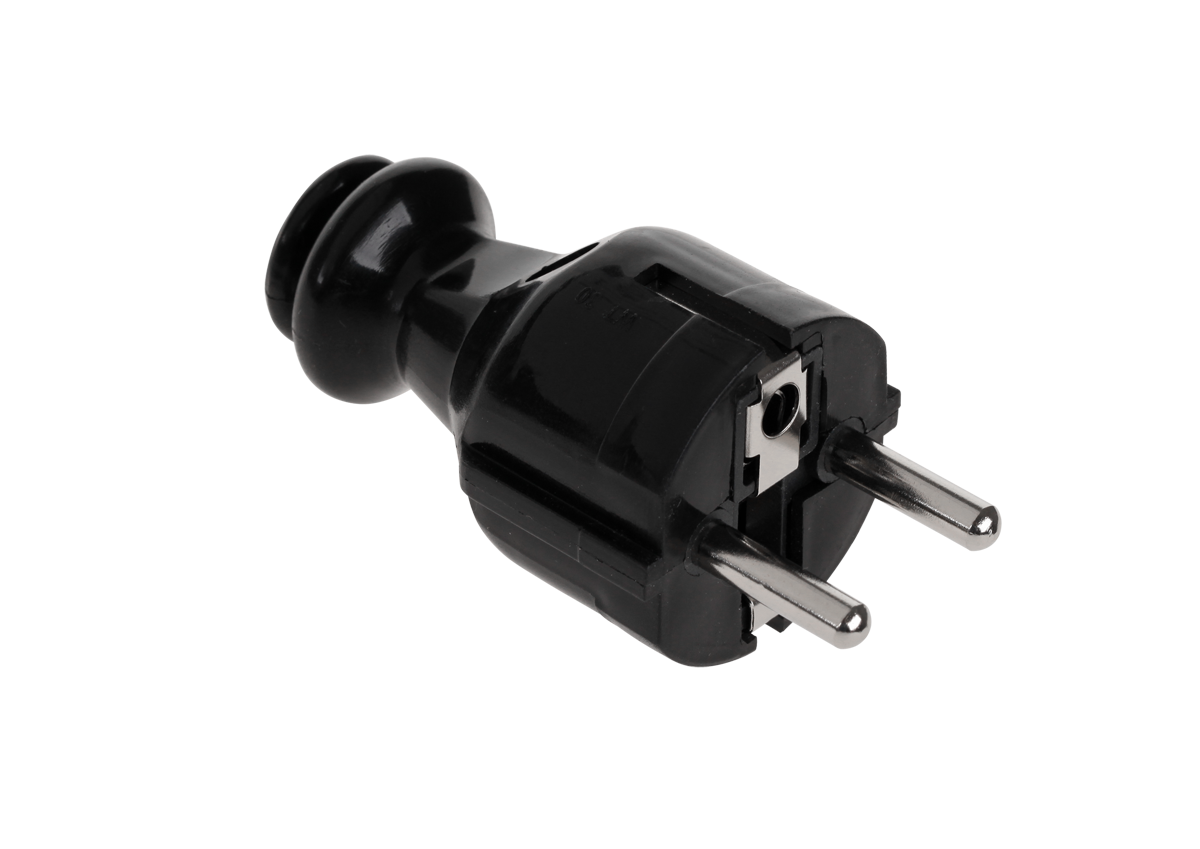 LEC-URZ3009--Wtyczka prosta z uziemieniem charakteryzuje się łatwością montażu. Wysoka jakość zastosowanych materiał&amp;oacute;w oraz mosiężne styki gwarantują trwałość produktu.