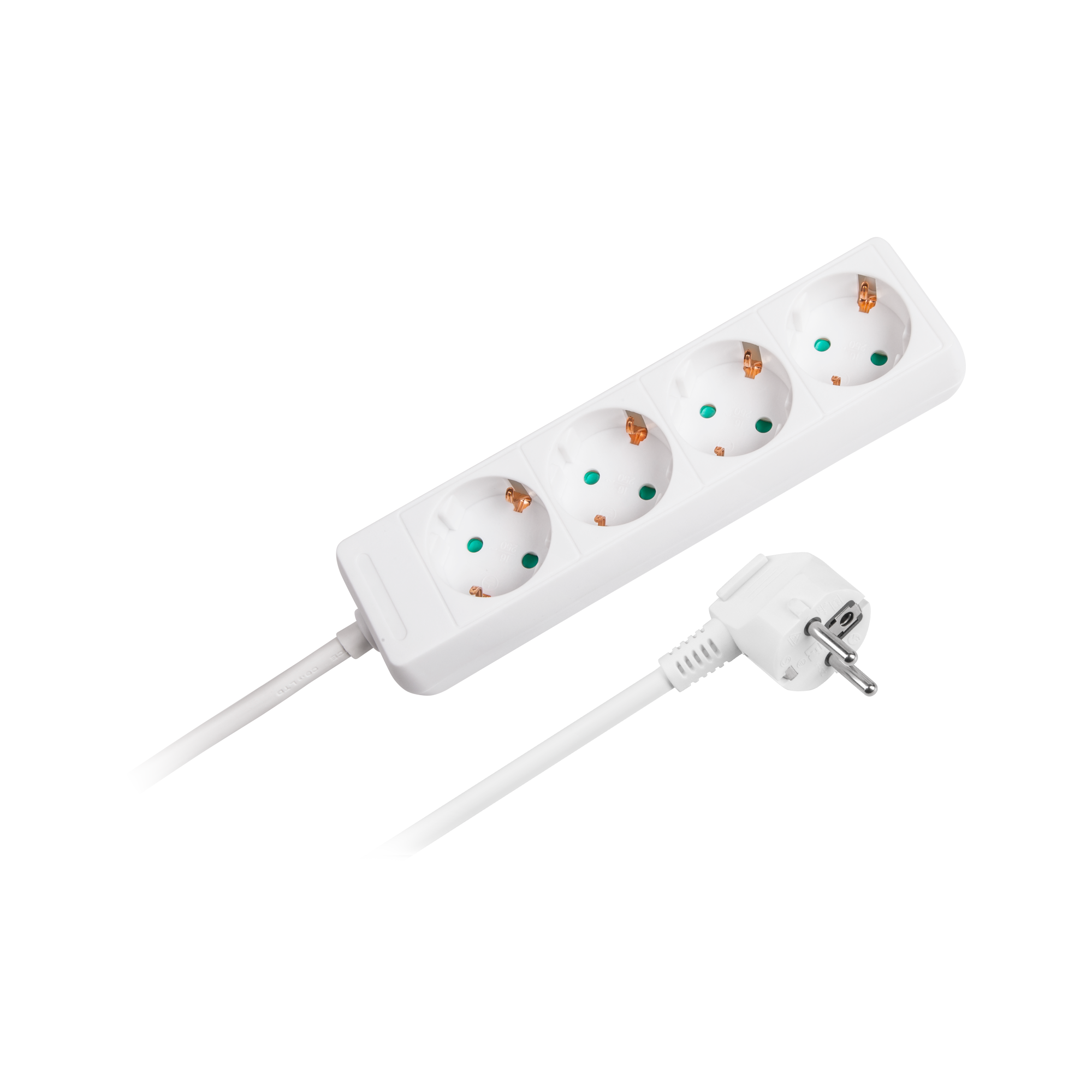 LEC-URZ3071-1,5--Przedłużacz sieciowy typu niemieckiego RebelPrzedłużacz sieciowy Rebel to doskonałe rozwiązanie do zastosowania np. w gospodarstwie domowym lub biurze. Sześć gniazd typu niemieckiego o maksymalnym obciążeniu 2300 W gwarantuje swobodne podłączenie nie