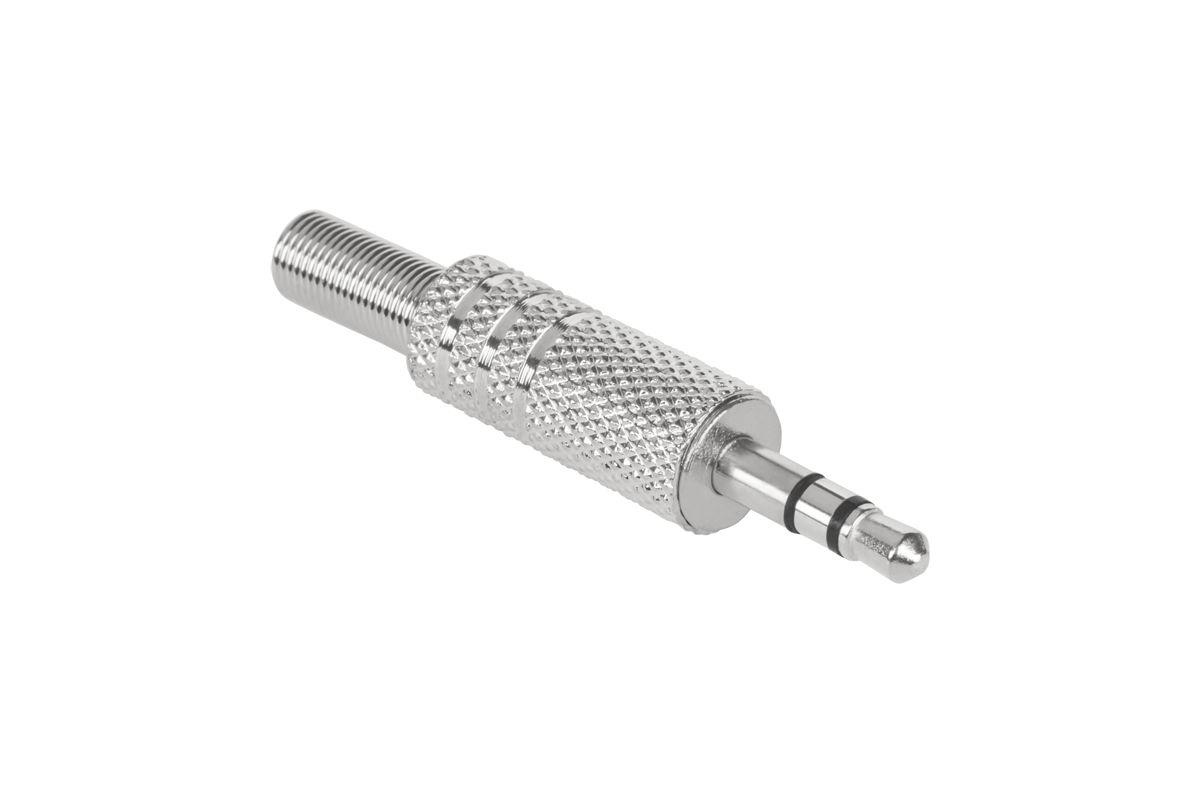 LEC-WTY0011.1--Wtyk Jack 3.5 stereo metalowy Cabletech