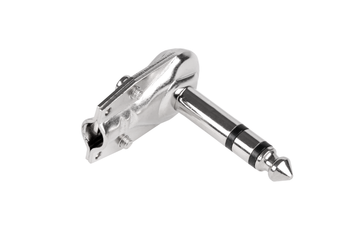 LEC-WTY0025--Wtyk Jack 6.3 stereo metal kątowy