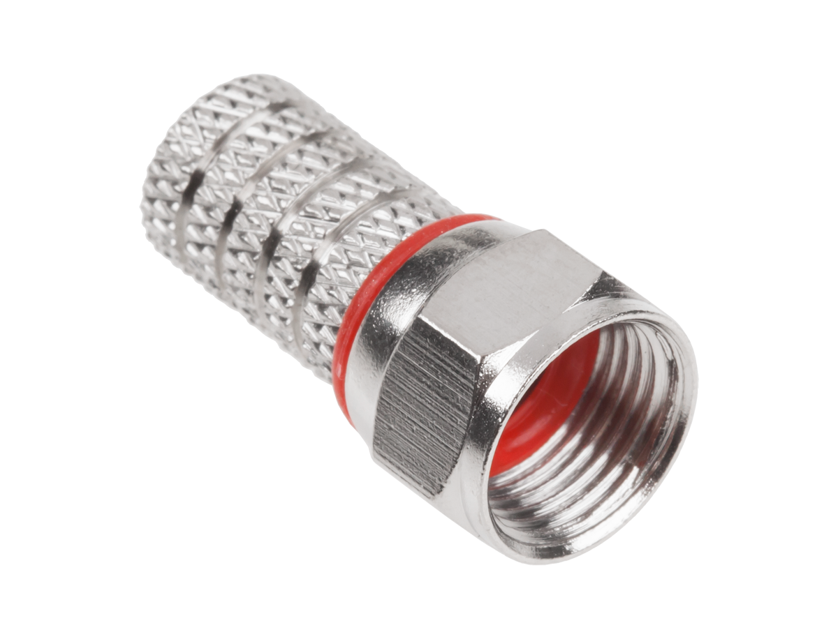 LEC-WTY0624--Wtyk SAT F HQ z dodatkiem miedzi, z podwójną uszczelkąna kabel RG59Opakowanie: 50szt