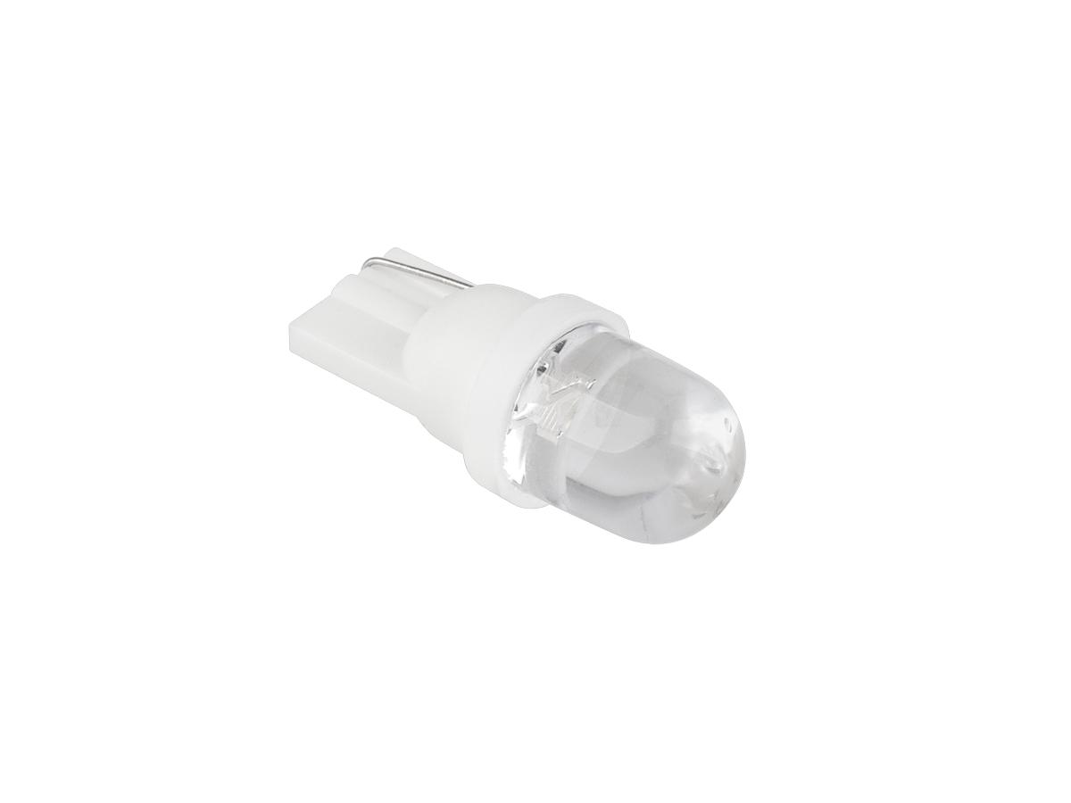 LEC-ZAR0059--Typ: T10-WG-1LED (okrągła)Trzonek: W2,1x9,5DNapięcie: 12 V Natężenie: 20 mAMoc: 0,24 WJasność: 4 lm----------10 szt. w opakowaniu