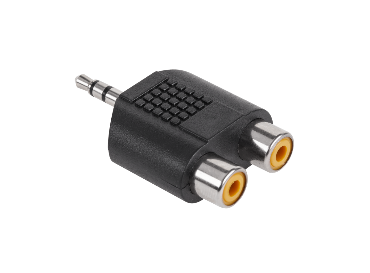 LEC-ZLA0298.1--Złącze Jack 3.5-2xGN.RCA Cabletech