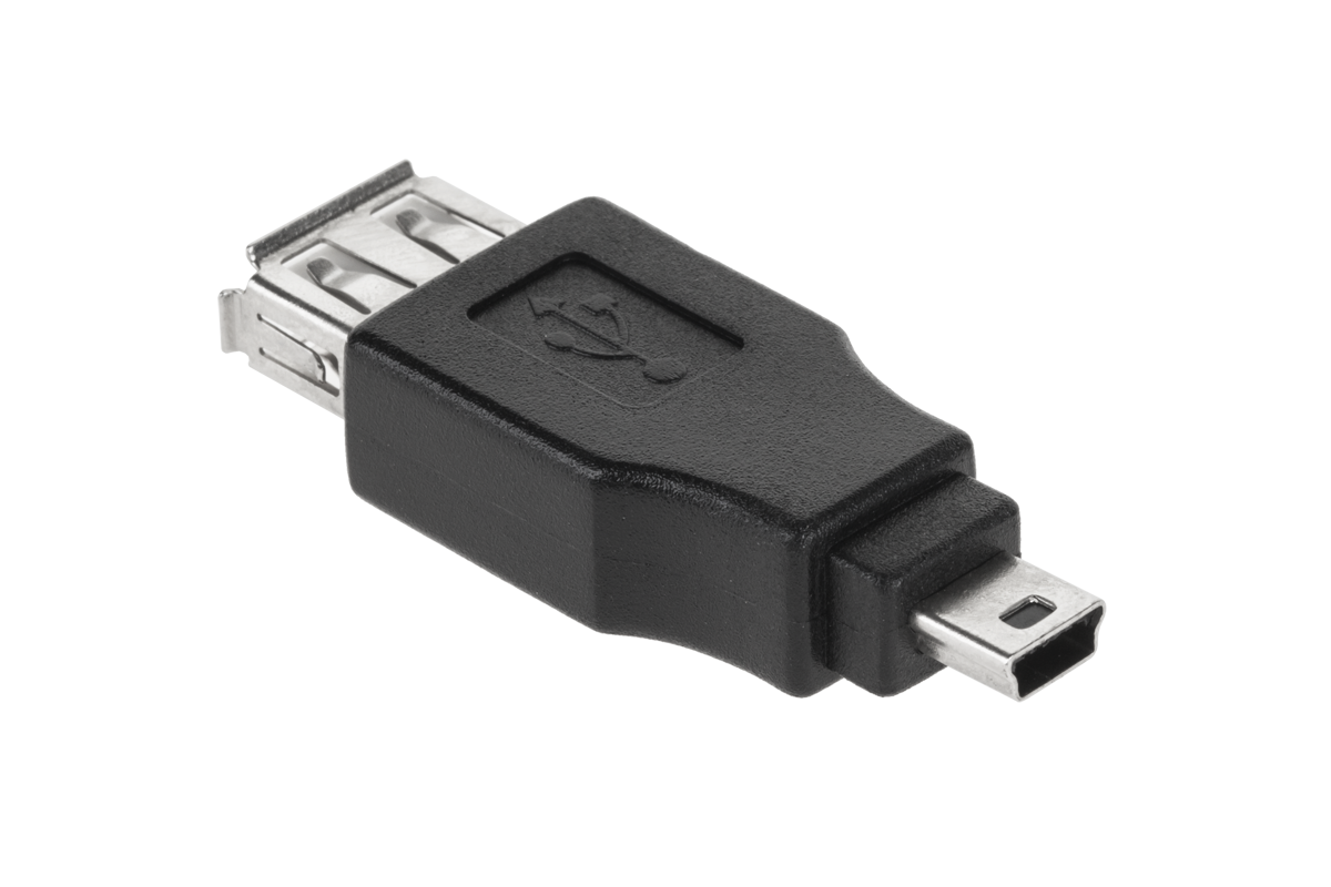 LEC-ZLA0628--Złącze wtyk mini usb 5P/gniazdo USB typ A