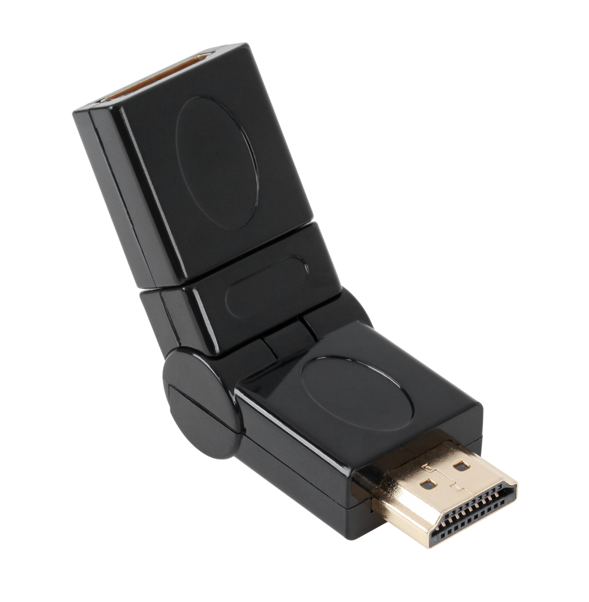 LEC-ZLA0852--Złącze HDMI gniazdo-wtyk z możliwością rotacji