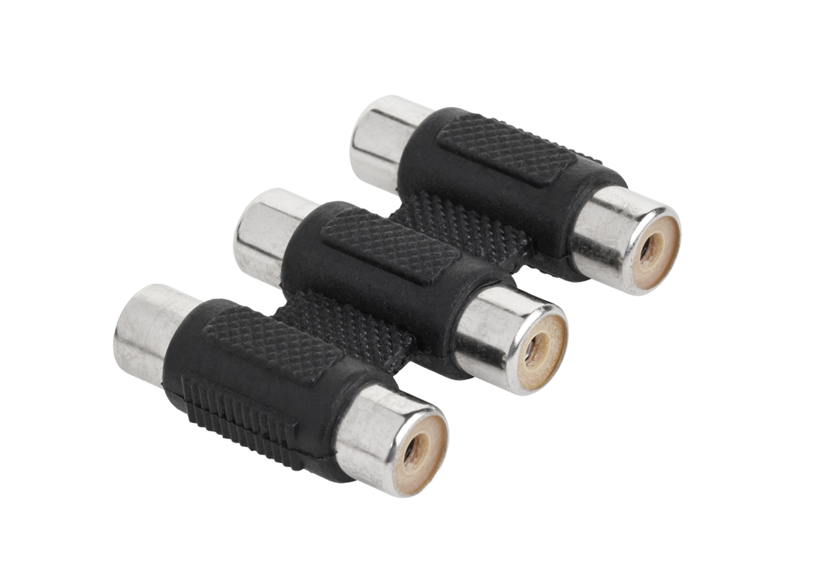 LEC-ZLA0858--Złącze 3 RCA gn - 3 RCA gn