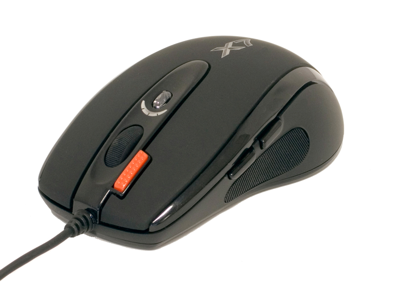 A4TMYS33970--Najpopularniejsza mysz z serii A4Tech XGame dla graczy wyposażona została w najwyższe możliwe parametry techniczne: sensor laserowy, przełącznik rozdzielczości 6DPI (od 100 do 3600 DPI), który umożliwia zwiększanie lub zmniejszanie czułości myszy bez