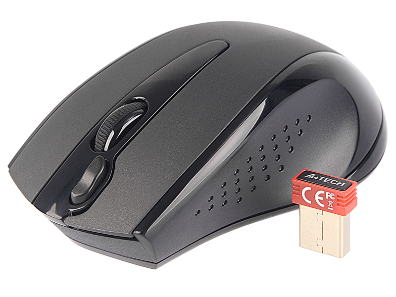 A4TMYS40974--Najnowsza bezprzewodowa mysz A4Tech z serii Office. Wyróżnia ją innowacyjna technologia V-Track - dzięki wzmocnionej wiązce świetlnej, która wnika głęboko w strukturę podłoża, mysz działa płynnie i dokładnie na każdej powierzchni 3D, takiej jak pucho