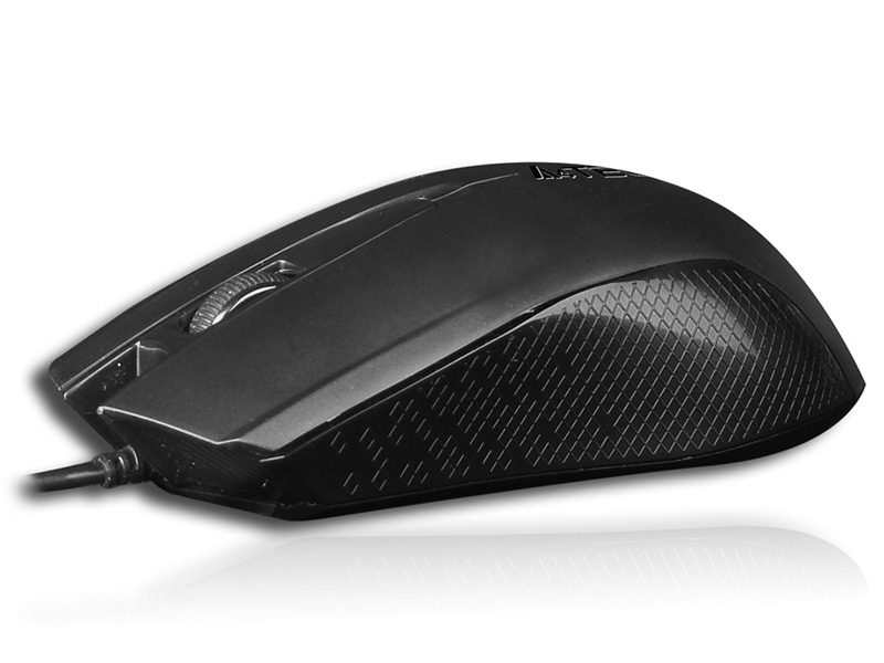 A4TMYS46059--Mysz pracująca z rozdzielczością do 1200 dpi, optyczny sensor obsługujący większość powierzchni.SPECIFICATIONSModel:OP-760Type: WiredErgonomic Design: SymmetricSensor : OpticalResolution: 1200 DPIButtons No.: 3Port: USB or PS2Cable Length: 150 cmNet 