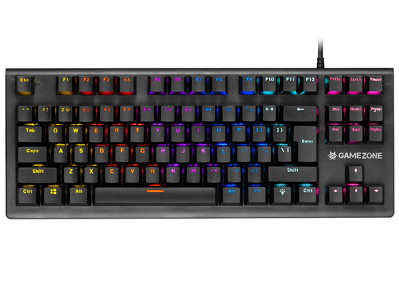 TRAKLA46221--Klawiatura mechaniczna Tracer GAMEZONE Stinger 87Wejdź do gry w niebanalnym stylu! Klawiatura Tracer GameZone Stinger to połączenie nowoczesnych technologii z przydatnymi funkcjami gamingowymi. Z klawiaturą Stinger każda rozgrywka dostarczy Ci niezap