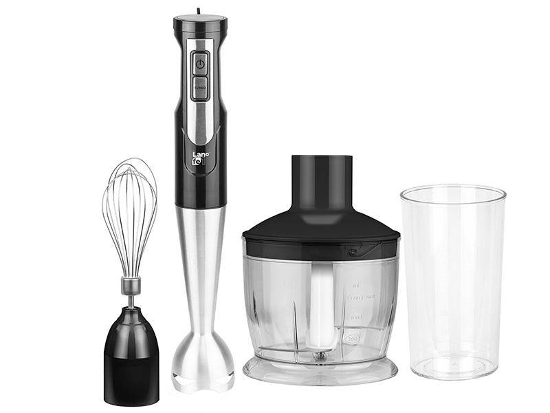 LAFBLE46742--Blender ręczny marki LAFE BRK-003A to wielofunkcyjne urządzenie, które ułatwi i uprzyjemni wszystkie kuchenne czynności. Urządzenie idealnie sprawdzi się do rozdrabniania, miksowania, szatkowania owoców i warzyw, a także przygotowywania zup kremów, s