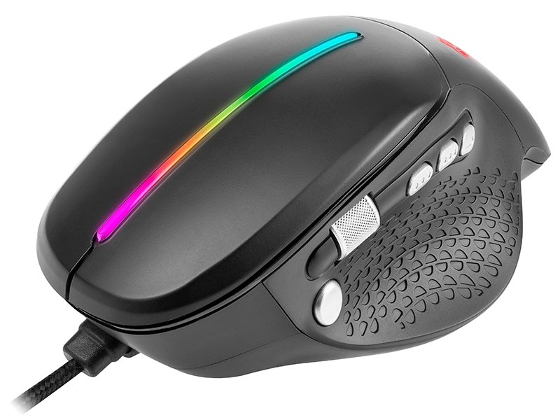 TRAMYS46766--Wejdź do gry razem z myszką Tracer Snail. Ergonomiczna konstrukcja, ciekawy wygląd gryzonia, neonowe podświetlenie RGB, 7 przycisków i rolka oraz czuły sensor optyczny to wszystko, czego potrzebujesz w swojej wirtualnej przygodzie. Myszka optyczna Tr