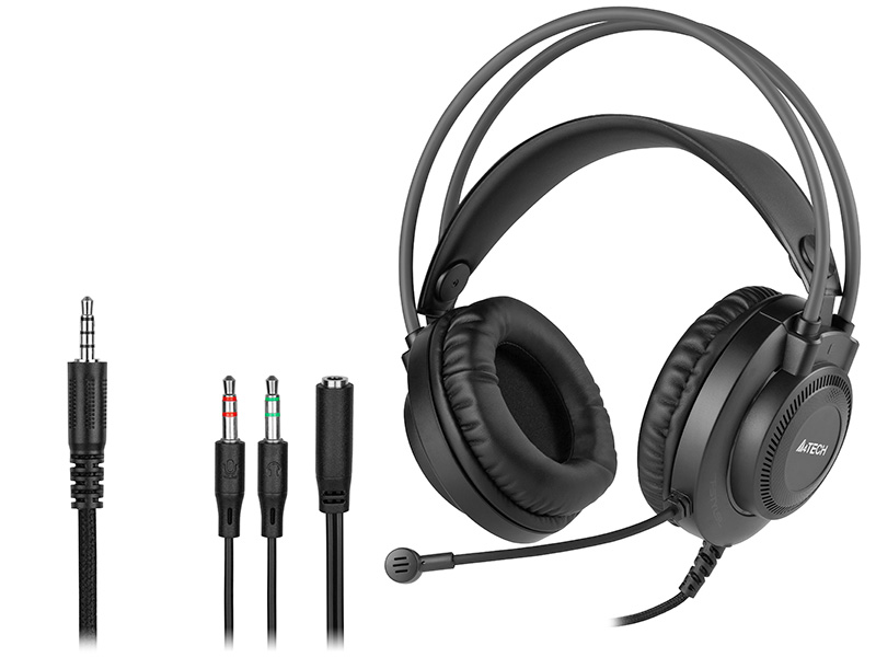 A4TSLU46815--Słuchawki A4TECH FStyler FH200i blackA4TECH FStyler FH200i to klasyczny przewodowy zestaw słuchawkowy dla graczy w eleganckiej czerni. Zestaw przypadnie do gustu zarówno użytkownikom wciągających maratonów gier internetowych, jak i użytkownikom korzy