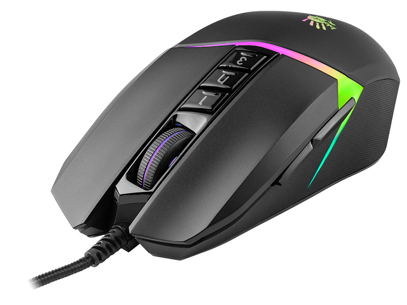 A4TMYS46832--Mysz A4TECH BLOODY W60 MAX Stone Black USBOdkryj jaką przyjemność niesie ze sobą gaming na mistrzowskim poziomie. Stworzona, by na nowo zdefiniować standardy szybkości i precyzji, mysz Bloody W60 Max pomoże Ci zdobyć przewagę w każdej, nawet najinten