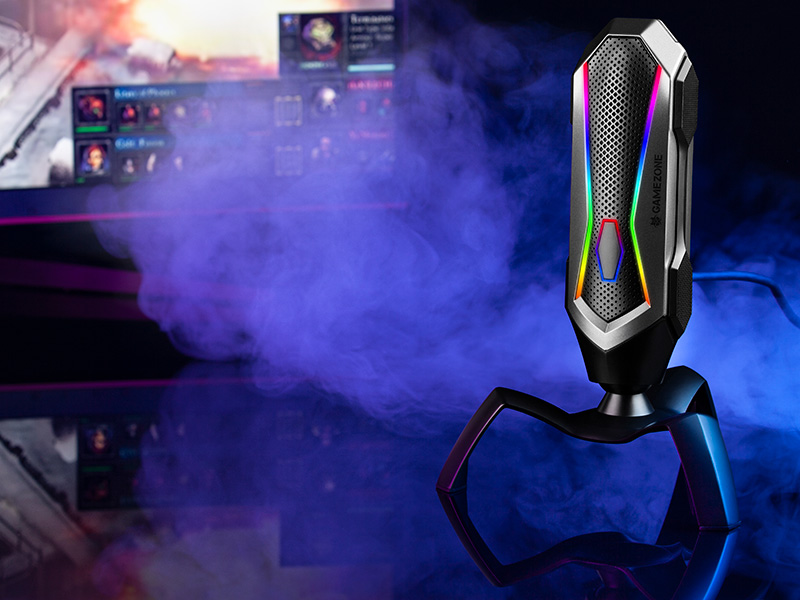 TRAMIC46853--Mikrofon TRACER Spider RGBSzukasz mikrofonu o niebanalnym designie? Znakomita jakość dźwięku i solidna konstrukcja także są priorytetem? Zatem Tracer Spider RGB to wybór idealny dla Ciebie! Efektowne podświetlenie, świetny dźwięk i redukcja szumów to