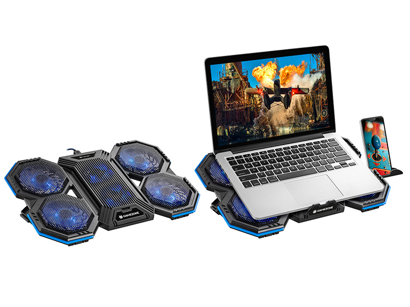 TRASTA46888--Podstawka chłodząca TRACER GAMEZONE Transform 17"Należysz do osób, które korzystają z laptopa zarówno w pracy, jak i w każdej wolnej chwili? A może jesteś zapalonym graczem pochłoniętym wielogodzinnymi maratonami gamingowymi? W takim razie probl