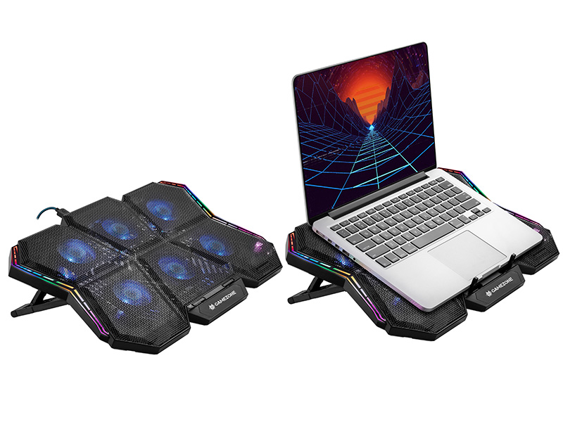 TRASTA46889--Podstawka chłodząca TRACER GAMEZONE Streamer 17"Wielogodzinne użytkowanie laptopa powoduje obciążanie procesora i w rezultacie - przegrzewanie urządzenia. Teraz jednak możesz zapewnić swojemu notebookowi bezpieczeństwo, a sobie - wyjątkowy komfo