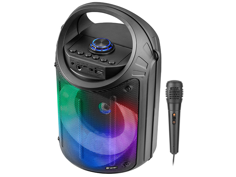 TRAGLO46926--Głośnik bezprzewodowy TRACER Boogie V3 z TWS i BluetoothDobre nagłośnienie to dla Ciebie podstawa imprezy? Wybierz model Boogie V3 marki Tracer. Ten wysokiej jakości głośnik bezprzewodowy zachwyci Twoich gości świetną mocą i funkcjonalnością. Odtwarz