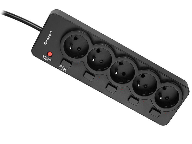 TRALIS46975--Listwa zasilająca TRACER PowerGuard PRO BlackListwa zasilająca stanowi niezbędne wyposażenie każdego domu i biura. Listwa Tracer PowerGuard Pro zapewnia nie tylko wygodę, ale przede wszystkim bezpieczeństwo. Specjalny system blokad mechanicznych chro