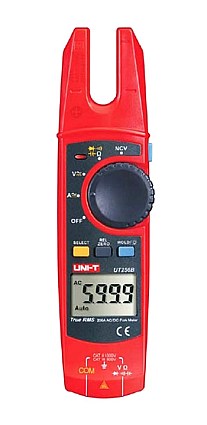 LEC-MIE0190--MIE0190 Miernik cęgowy (otwarte cęgi) model UT256B 200A True RMSDane techniczne:Prąd zmienny AC: 200 A; +/-(2.5%+5)Prąd stały DC: 200 A; +/-(2.5%+5)Napięcie zmienne AC: 6 V/60 V/600 V/750 V; +/-(1.2%+3)Napięcie stałe DC: 600 mV/6 V/60 V/600 V/1000 V;