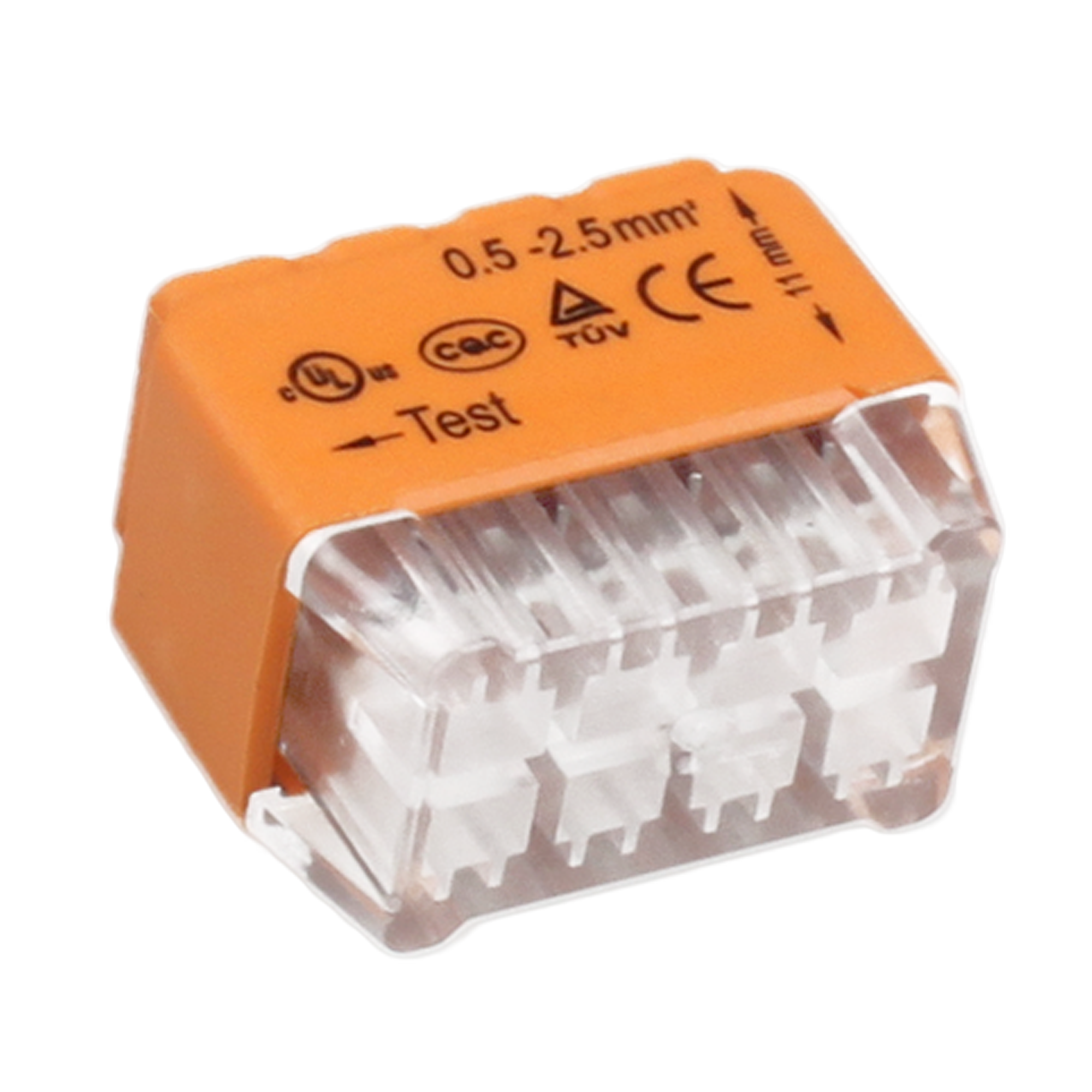 OR-SZ-8004/8/50--Złączka elektroinstalacyjna wciskana do szybkiego łączenia przewod&amp;oacute;w. Zestaw 50szt