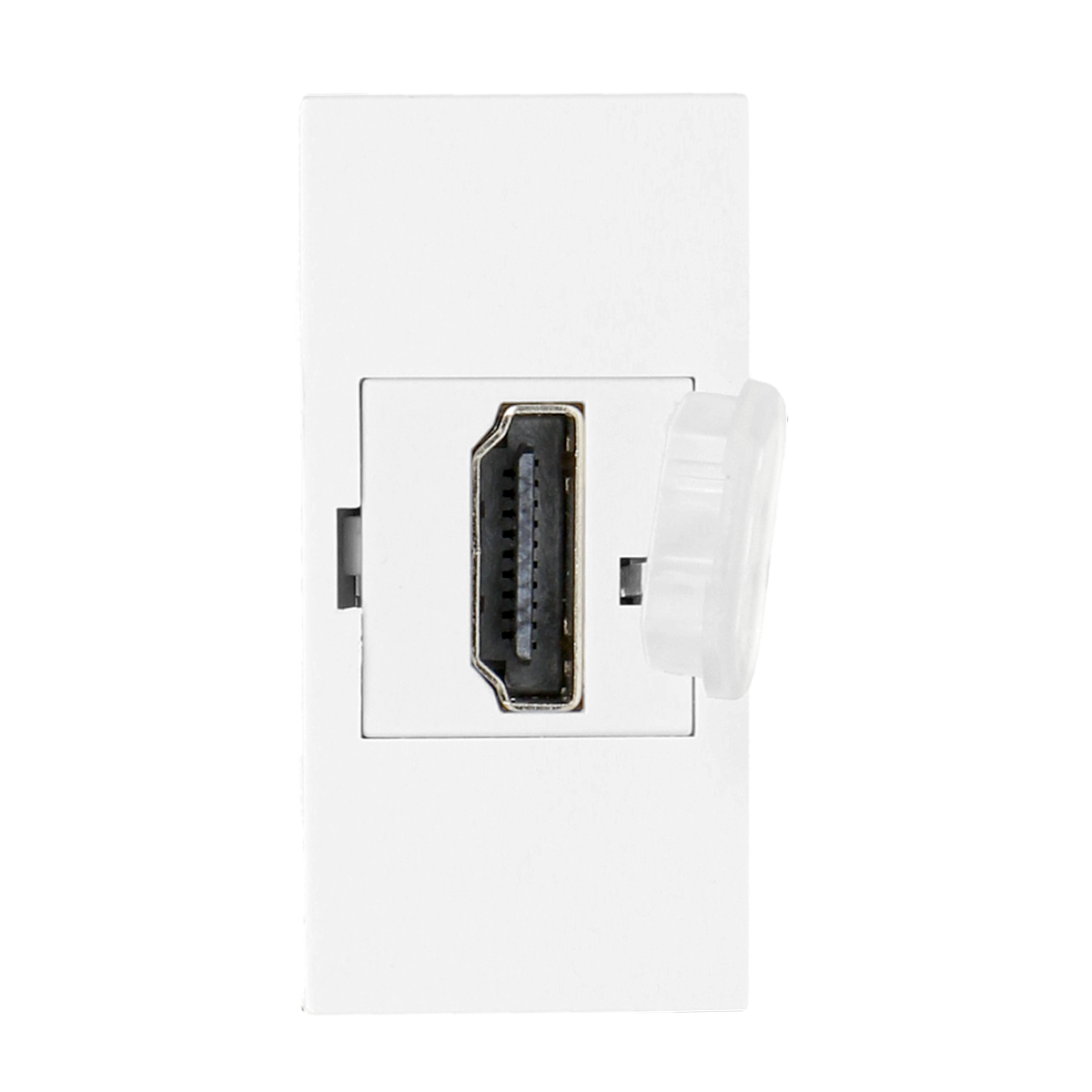 OR-GM-9010/W/HDMI--Gniazdo modułowe do wbudowania w kasetę meblową OR-GM-9010, które stanowi jej wymienny element. Idealnie komponuje się z pozostałymi elementami serii NOEN.