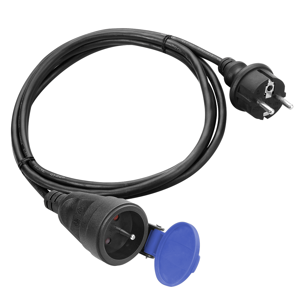 OR-AE-13169/20m--Przedłużacz warsztatowy, o stopniu szczelności IP44. Posiada 1 gniazdo (2P+Z) z plastikową osłoną, która chroni wnętrze gniazda przed dostępem wody i pyłów. Posiada przesłony torów prądowych. Gumowy, olejoodporny kabel z uziemieniem (H07RN-F 3x1,5mm?