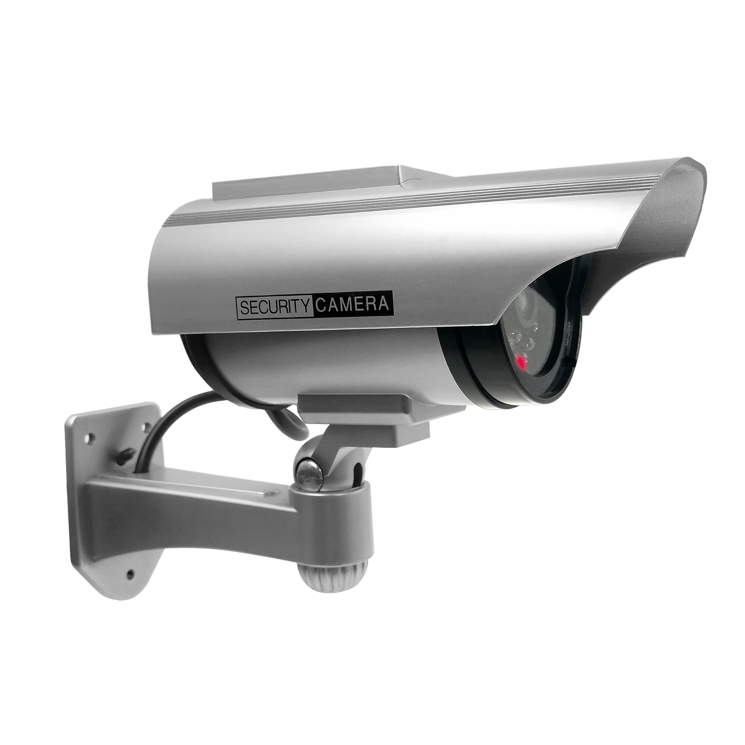 OR-AK-1207/G--Urządzenie o realistycznym wyglądzie kamery monitorującej z migającą diodą LED, zasilaną panelem solarnym. Urządzenie daje wrażenie ciągłego monitoringu. Atrapa przeznaczona do montażu wewnętrznego i zewnętrznego.