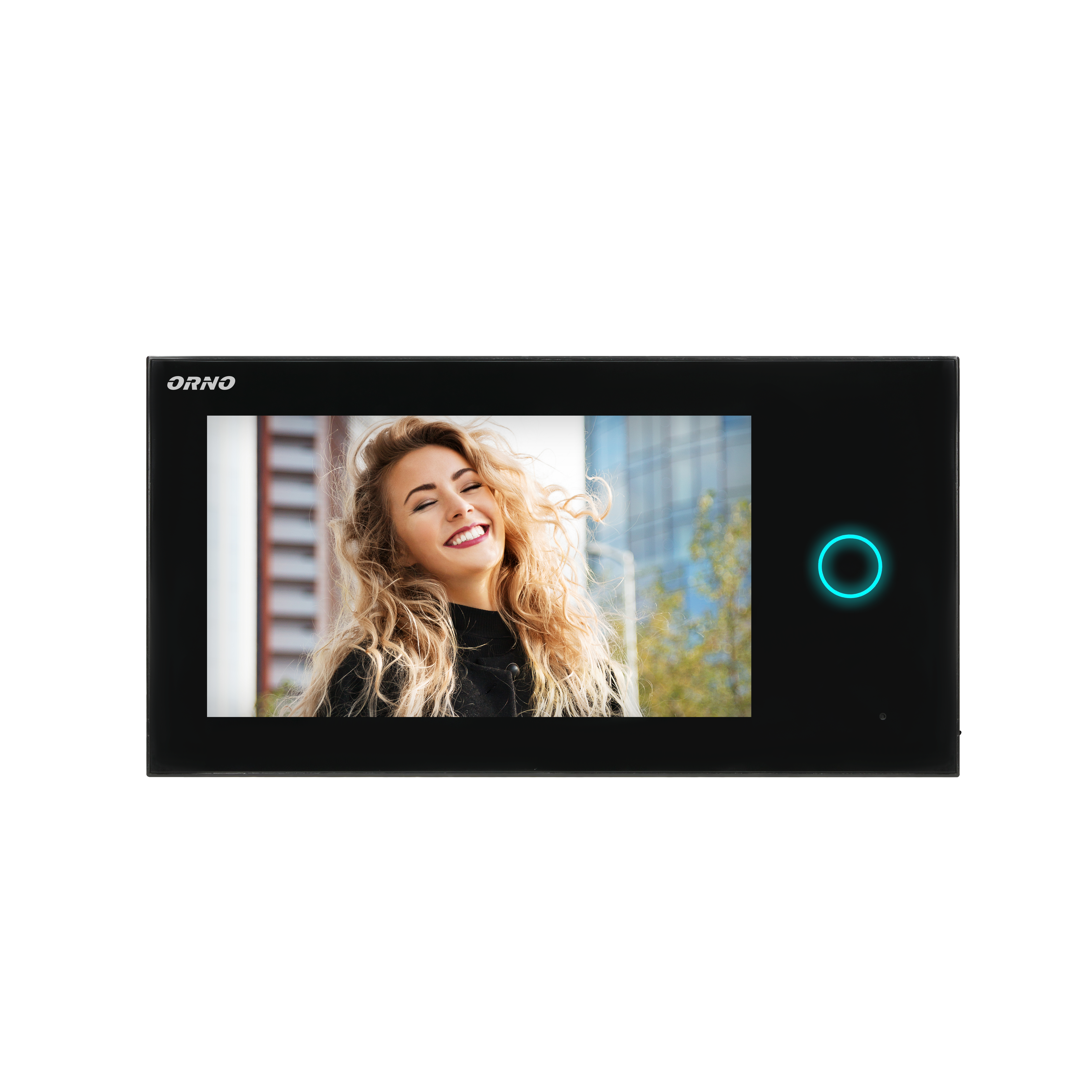 OR-VID-WI-1068PMV/B--Kolorowy wideo monitor z 7 calowym ekranem nadaje się do rozbudowy zestawów z serii APPOS. Urządzenie nie wymaga słuchawki, bo z osobą znajdującą się przy wejściu możesz porozmawiać za pośrednictwem głośnomówiącego monitora. [usunięty tekst] Monitor 