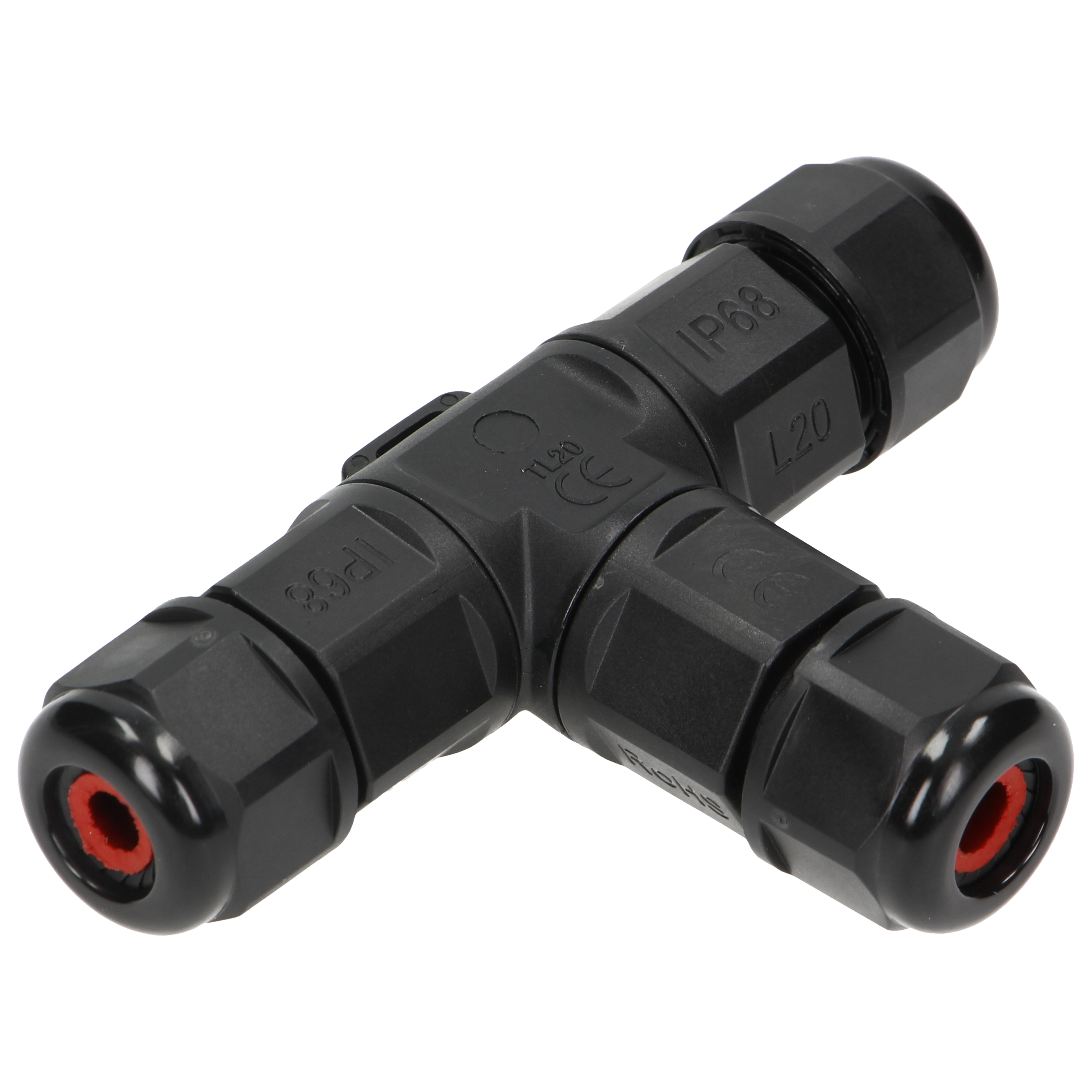 OR-AE-13602--MINI konektor kablowy w formie trójnika ma bardzo małe rozmiary. Wysoki stopień szczelności IP68 zabezpiecza przed działaniem czynników zewnętrznych, a nowatorskie uszczelnienie O-Ringiem nie naraża uszczelnienia na niszczące warunki zewnętrzne,chemi