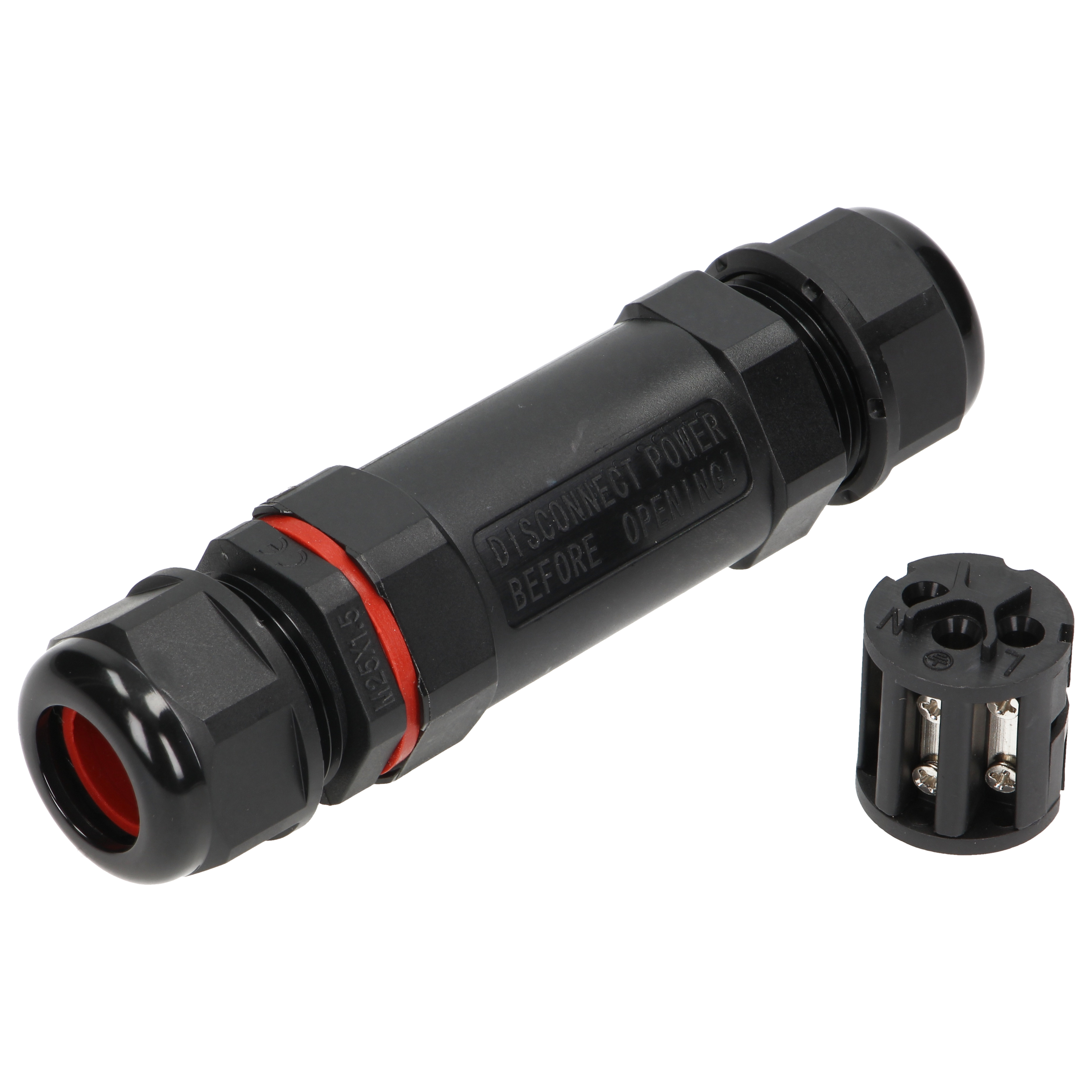 OR-AE-13603--Konektor kablowy, o prostym kształcie i wysokim stopniu szczelności IP68, który gwarantuje zabezpieczenie przed działaniem czynników zewnętrznych. Posiada dobrze dopasowaną uszczelkę bloku łączeniowego oraz grubą gumową uszczelkę przy dławicy, która 