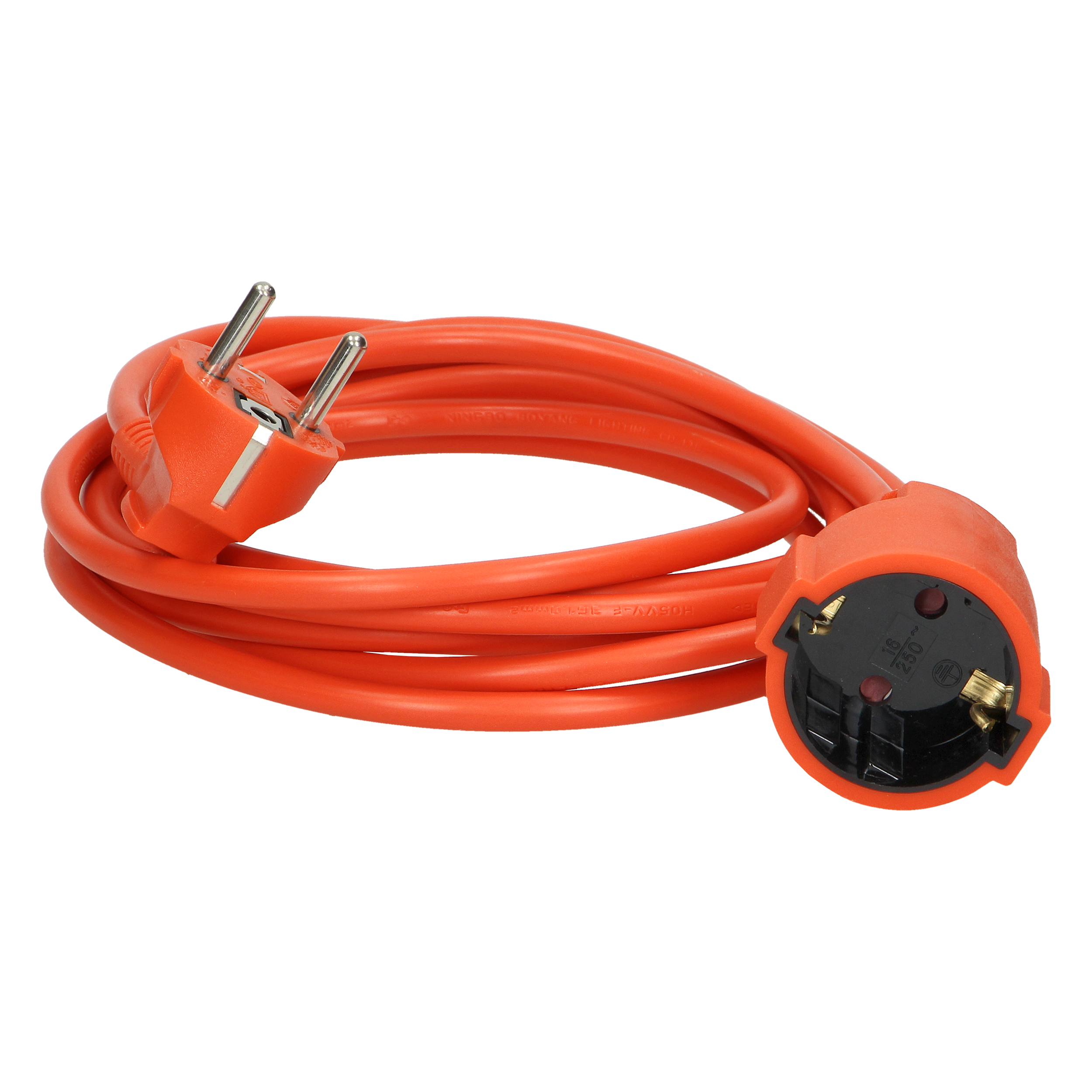 OR-AE-13211(GS)/30M--Przedłużacz ogrodowy o stopniu szczelności IP20, wykonany z PVC. Przedłużacz ma zalewane gniazdo i wtyczkę. Posiada 1 gniazdo z uziemieniem typu schuko (2P+Z) oraz giętki przewód H05VV-F o długości 30 metrów. Nadaje się do zasilania odbiorników AGD/R