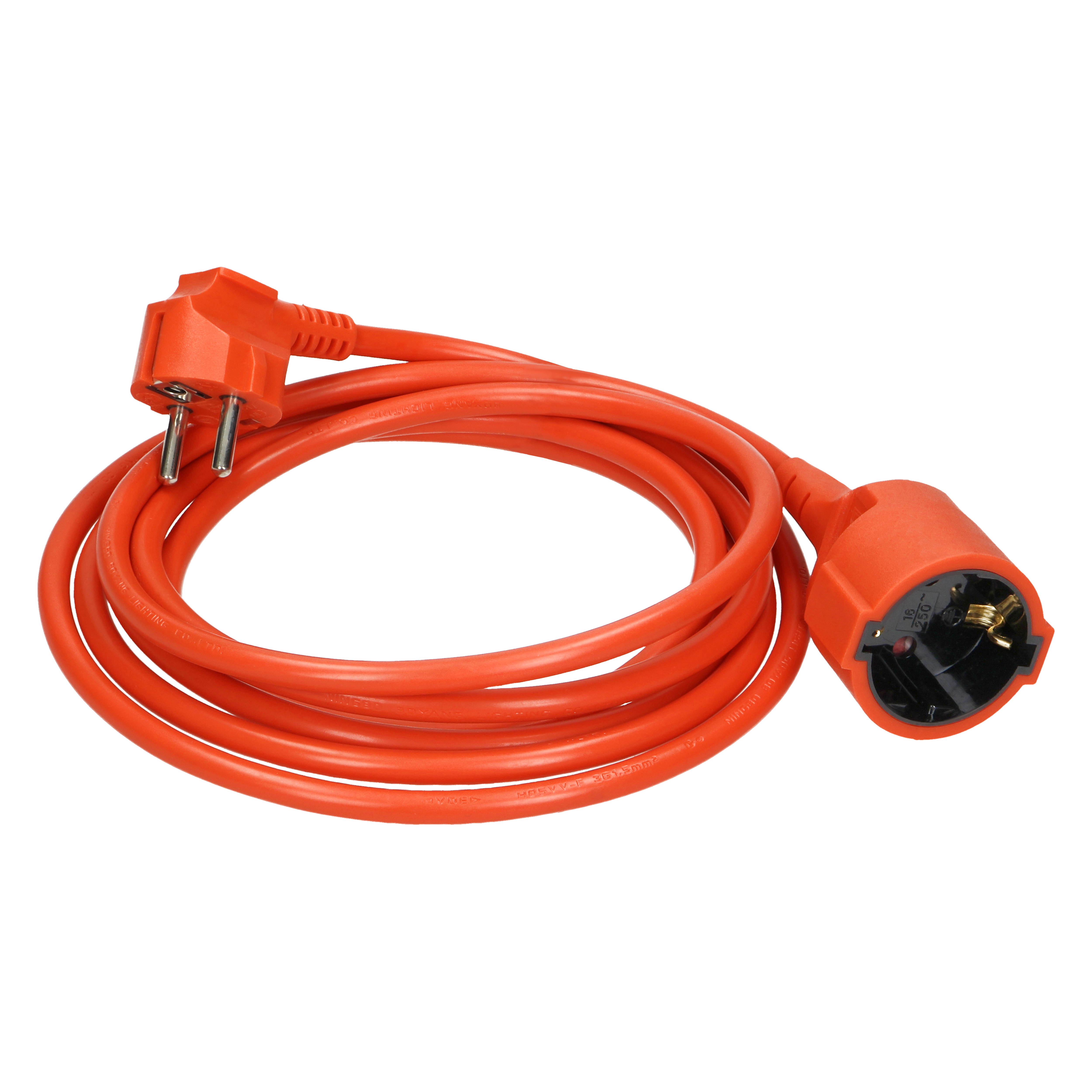 OR-AE-13212(GS)/25M--Przedłużacz ogrodowy o stopniu szczelności IP20, wykonany z PVC. Przedłużacz ma zalewane gniazdo i wtyczkę. Posiada 1 gniazdo z uziemieniem typu schuko (2P+Z) oraz giętki przewód H05VV-F o długości 25 metrów. Nadaje się do zasilania odbiorników AGD/R
