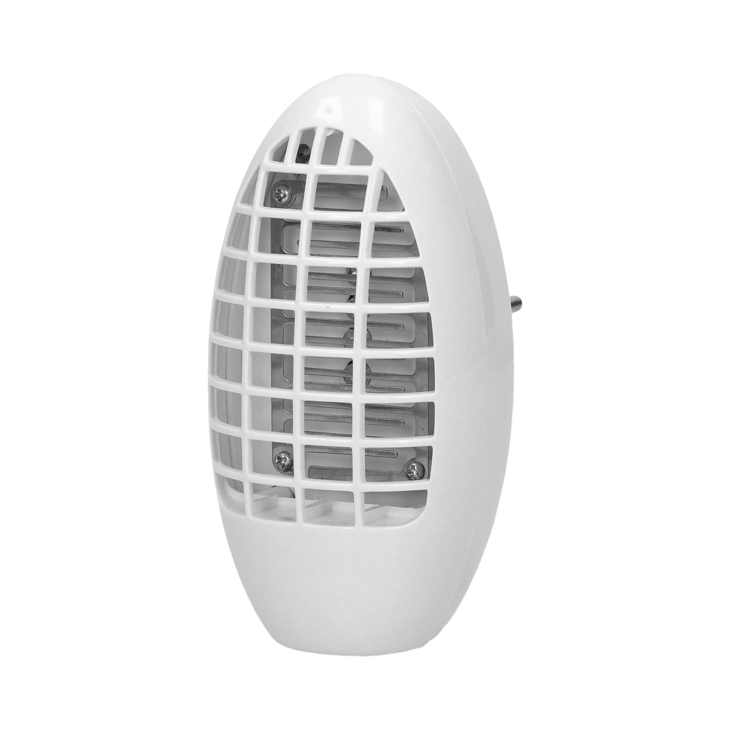 MK-3--Elektryczna lampka poprzez emitowane światło (4 × LED) o specjalnej barwie skutecznie przyciąga i eliminuje komary. Owady po zwabieniu są zabijane przez silny ładunek elektryczny znajdujący się na siatce przed źródłem światła, a następnie opadają do 