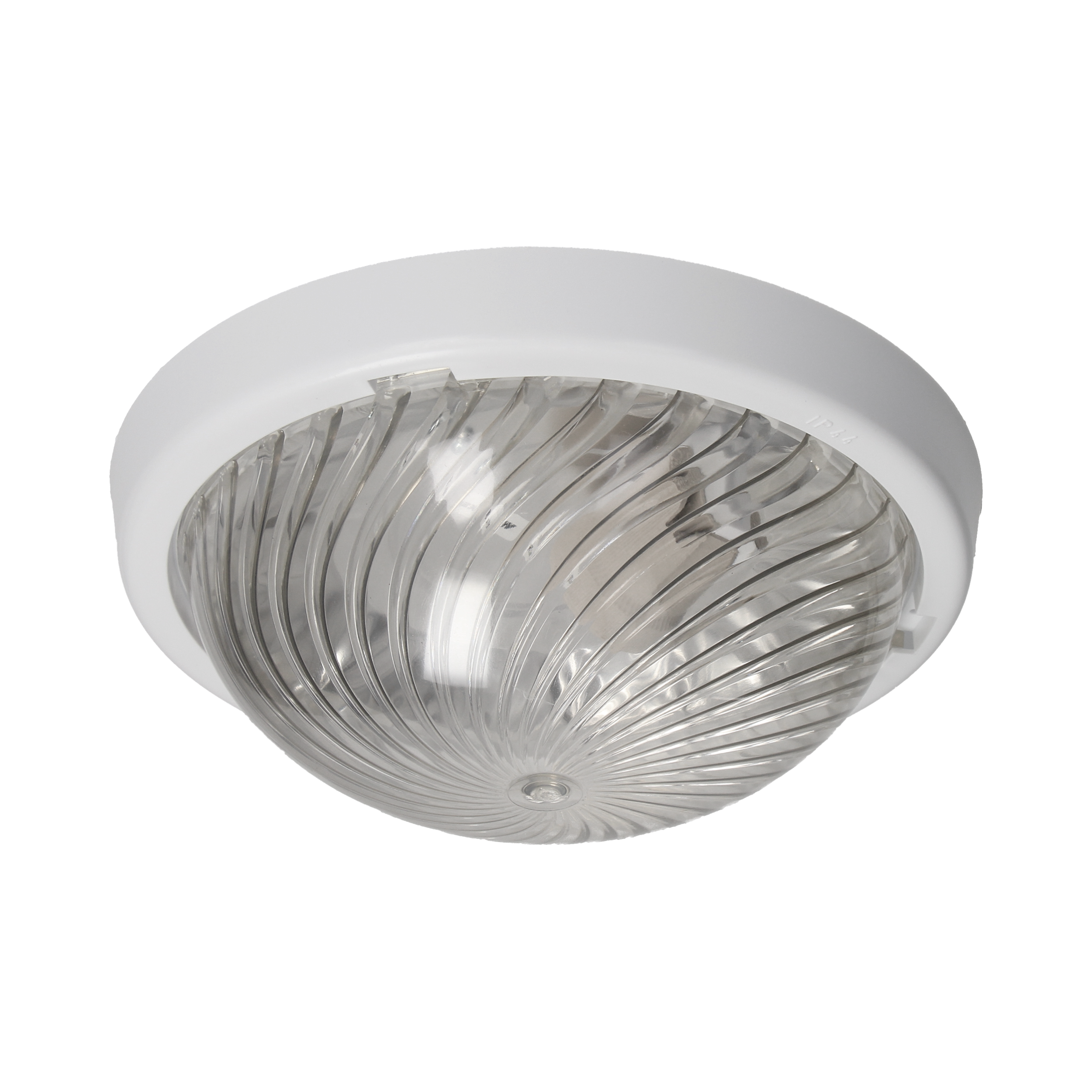 A2210-P--Połączenie termoplastycznej podstawy oraz przezroczystego, plastikowego klosza sprawia, że oprawa oświetleniowa idealnie nadaje się do zastosowania na klatkach schodowych, w  korytarzach, garażach, magazynach i pomieszczeniach gospodarczych. Wysoki s