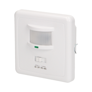 OR-CR-206--Czujnik służy do automatycznego sterowania oświetleniem lub innymi urządzeniami elektrycznymi. Działa w instalacji 2 żyłowej. Urządzenie można zainstalować w puszce ściennej ?60 mm w miejsce zwykłego wyłącznika. Potencjometry do regulacji: czasu świe
