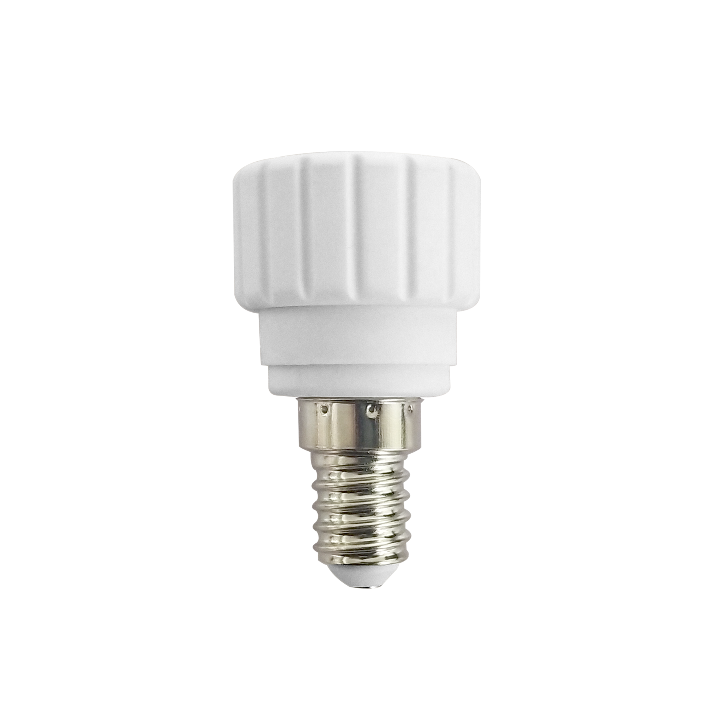 OR-OC-6509--Przejściówka żarówki E14/GU10 umożliwia zastosowanie żarówki z gwintem GU10 (np. żarówki LED) w oprawie E14.