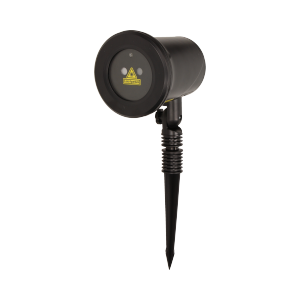 OR-PS-6078--Reflektor wyświetla tysiące zielonych lub zielono-czerwonych światełek, iluminacja statyczna lub ruchoma animacja nada wyjątkowego wyglądu każdej fasadzie budynku, pokojowi, rzeźbie itp. Montaż: na statywie z bolcem lub na specjalnej podstawce. Wbudo